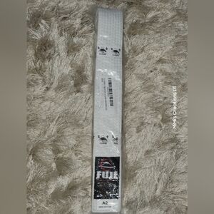 FUJI Jitsu White A2 (114") BJJ Belt NWT